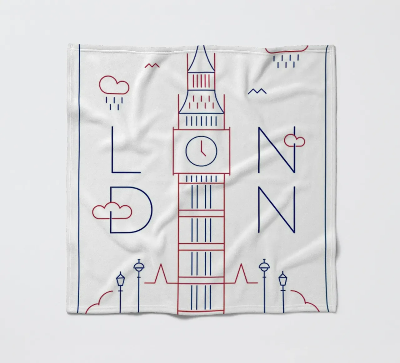 Londra Inghilterra Big Ben poster edificio coperta in pile da James shop