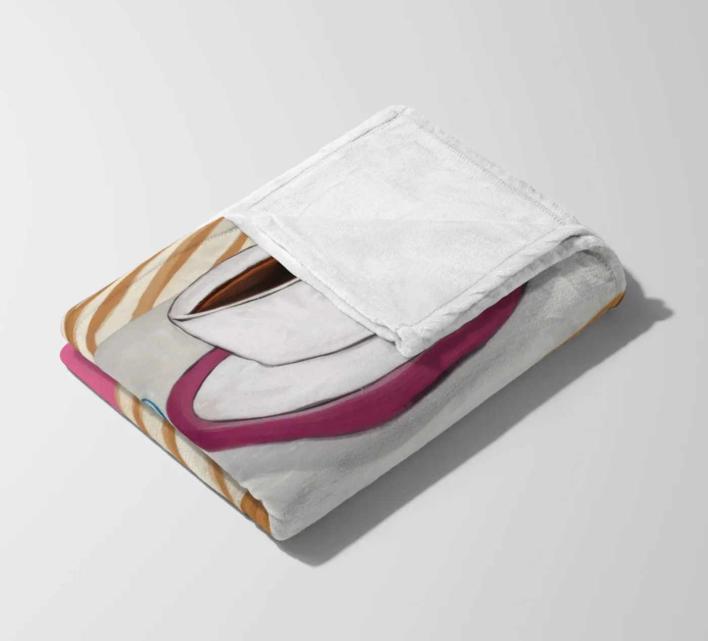 Cafe Table Perspective Fleecedecke von Veil Maya