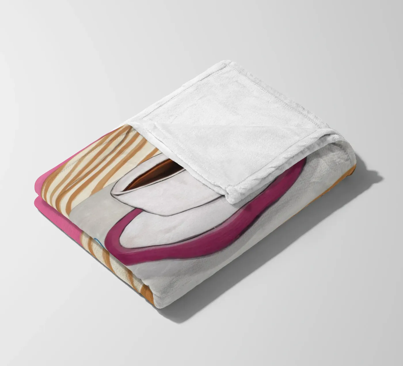 Cafe Table Perspective Fleecedecke von Veil Maya