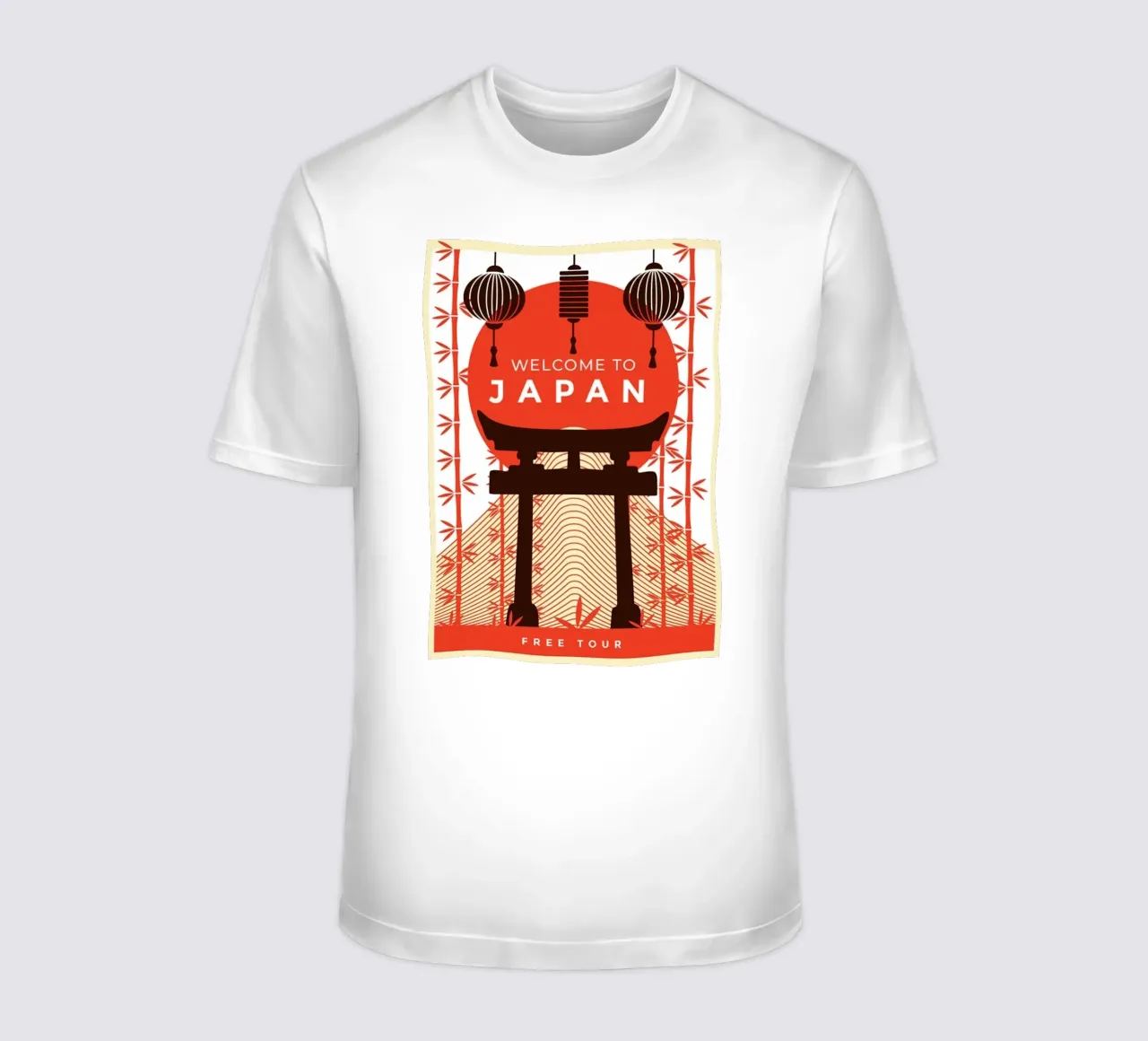 Poster di benvenuto in Giappone t-shirt da James shop