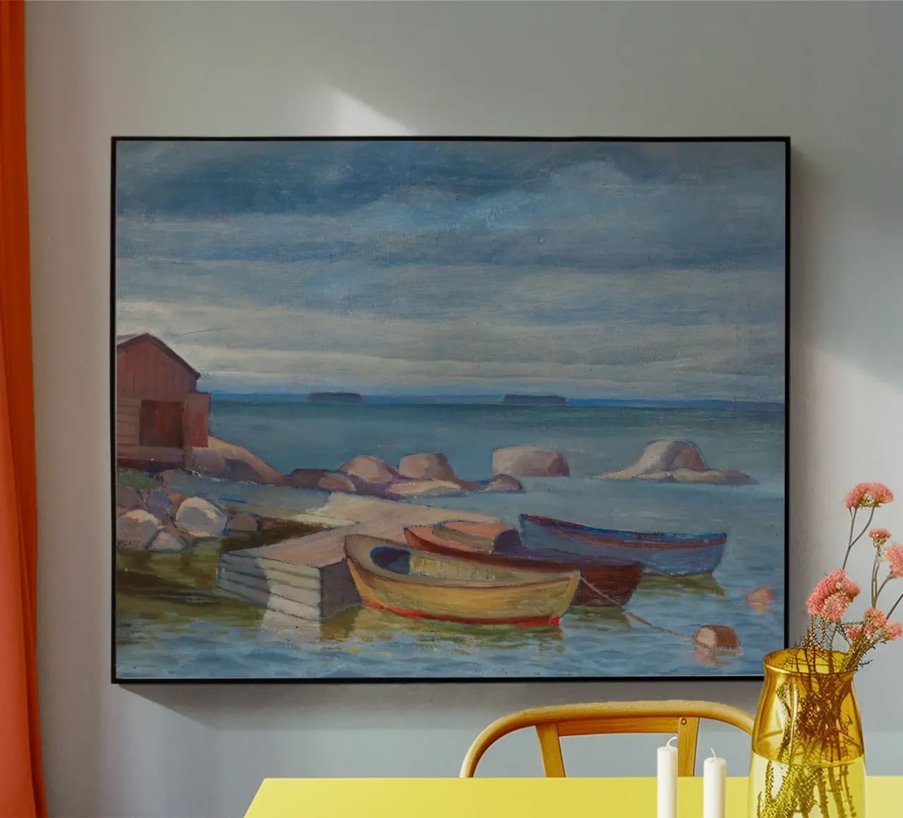 Barche a Pellinge - Tove Jansson plexiglass da juamoready