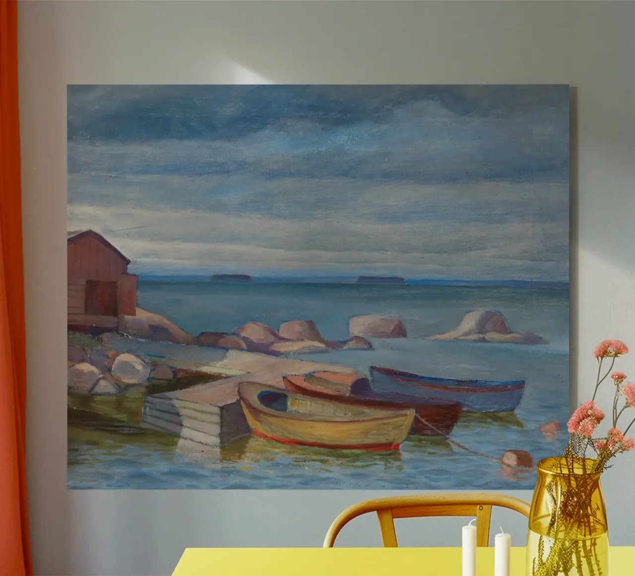 Barche a Pellinge - Tove Jansson plexiglass da juamoready