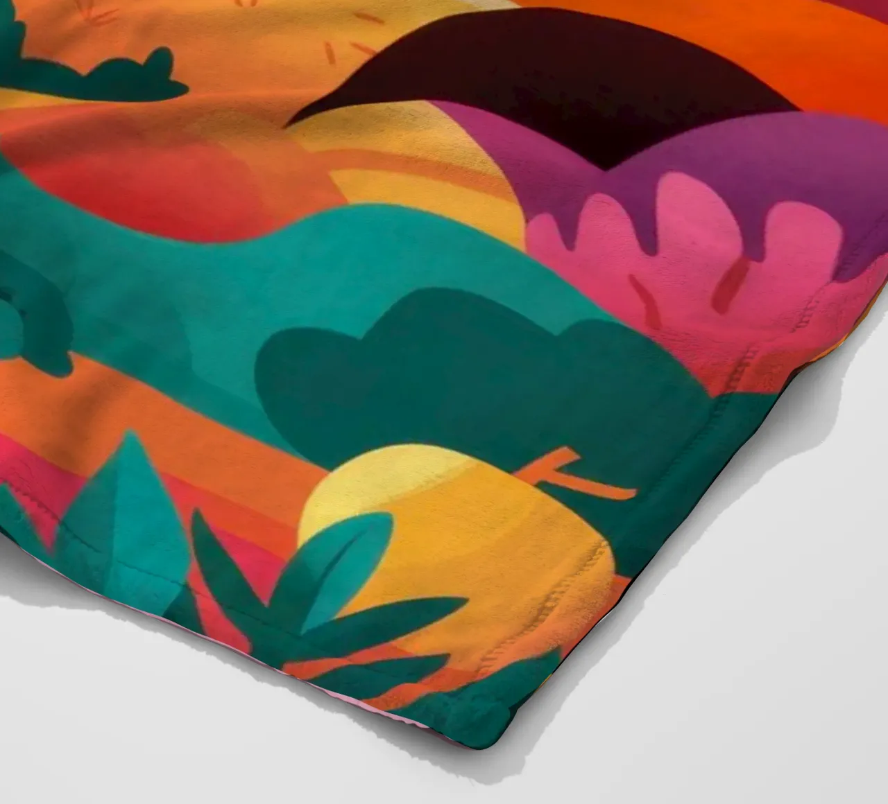 Paesaggio montano pastello coperta in pile da Veil Maya