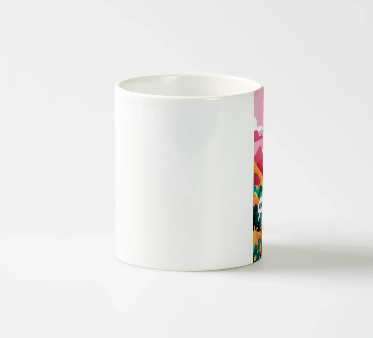 Paesaggio montano pastello tazza in ceramica da Veil Maya