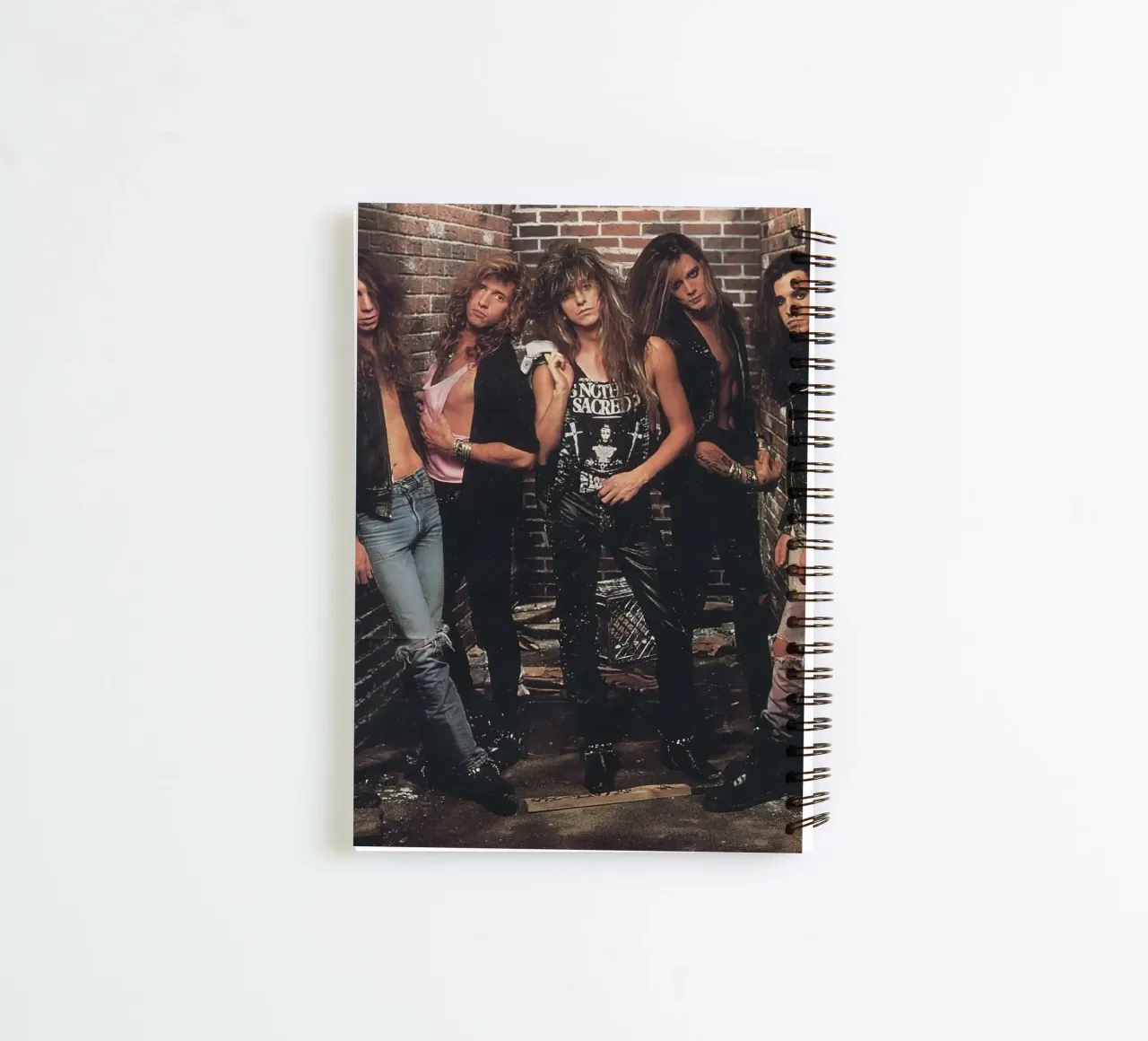 Skid Row Vintage Image spiral notebook by Musadad Shop