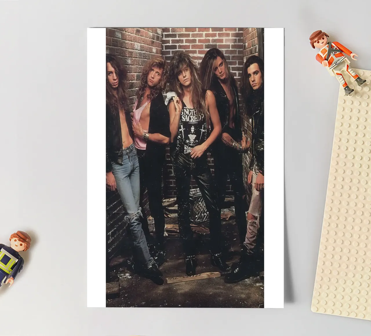 Skid Row Vintage Image foglio adesivo da Musadad Shop