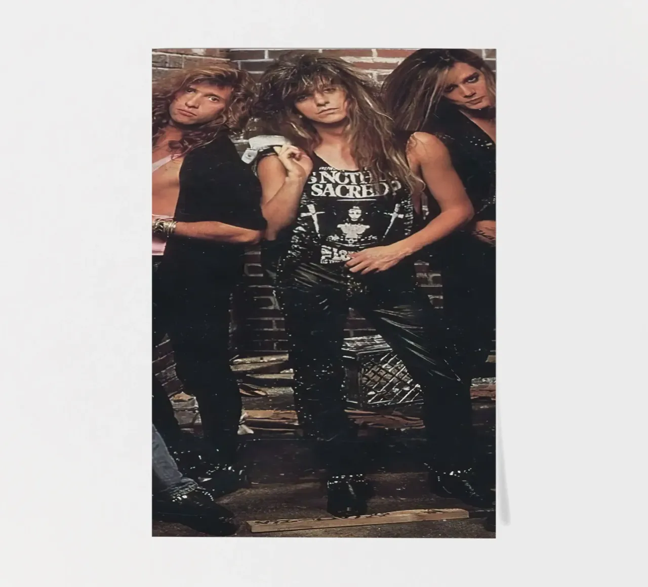 Skid Row Vintage Image foglio adesivo da Musadad Shop