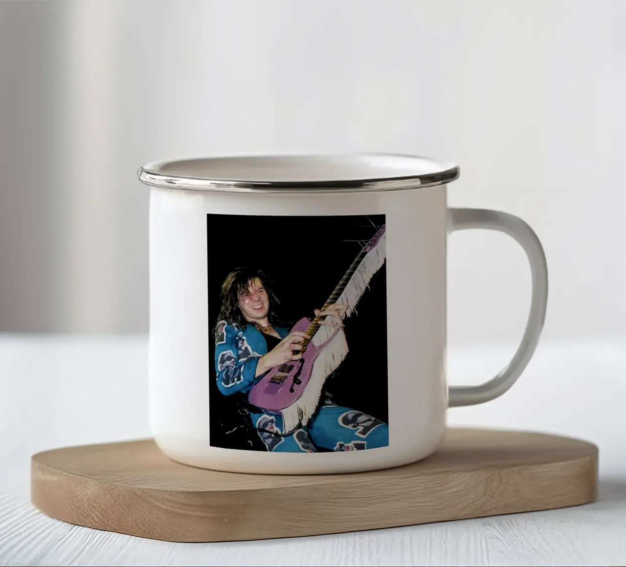 Paul Gilbert Emaille Tasse von Musadad Shop