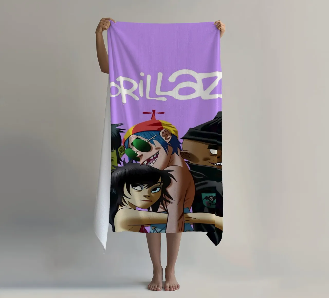 Gorilazz strandhanddoek van Musadad Shop