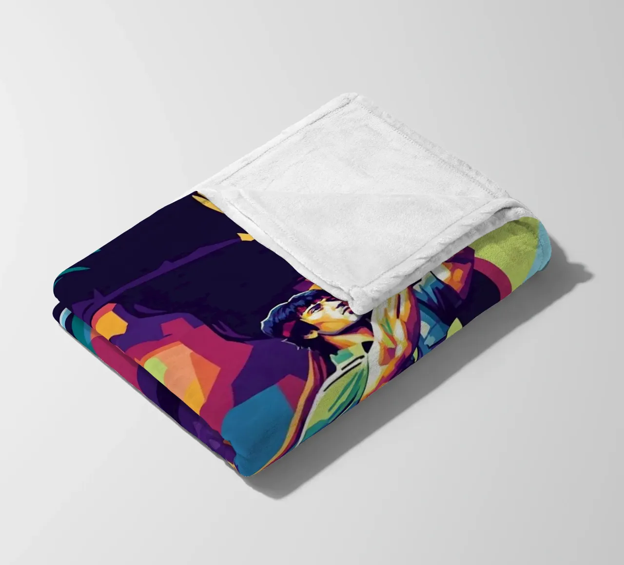 Sylvester Stallone - John Rambo art (1) coperta in pile da Hantamrata