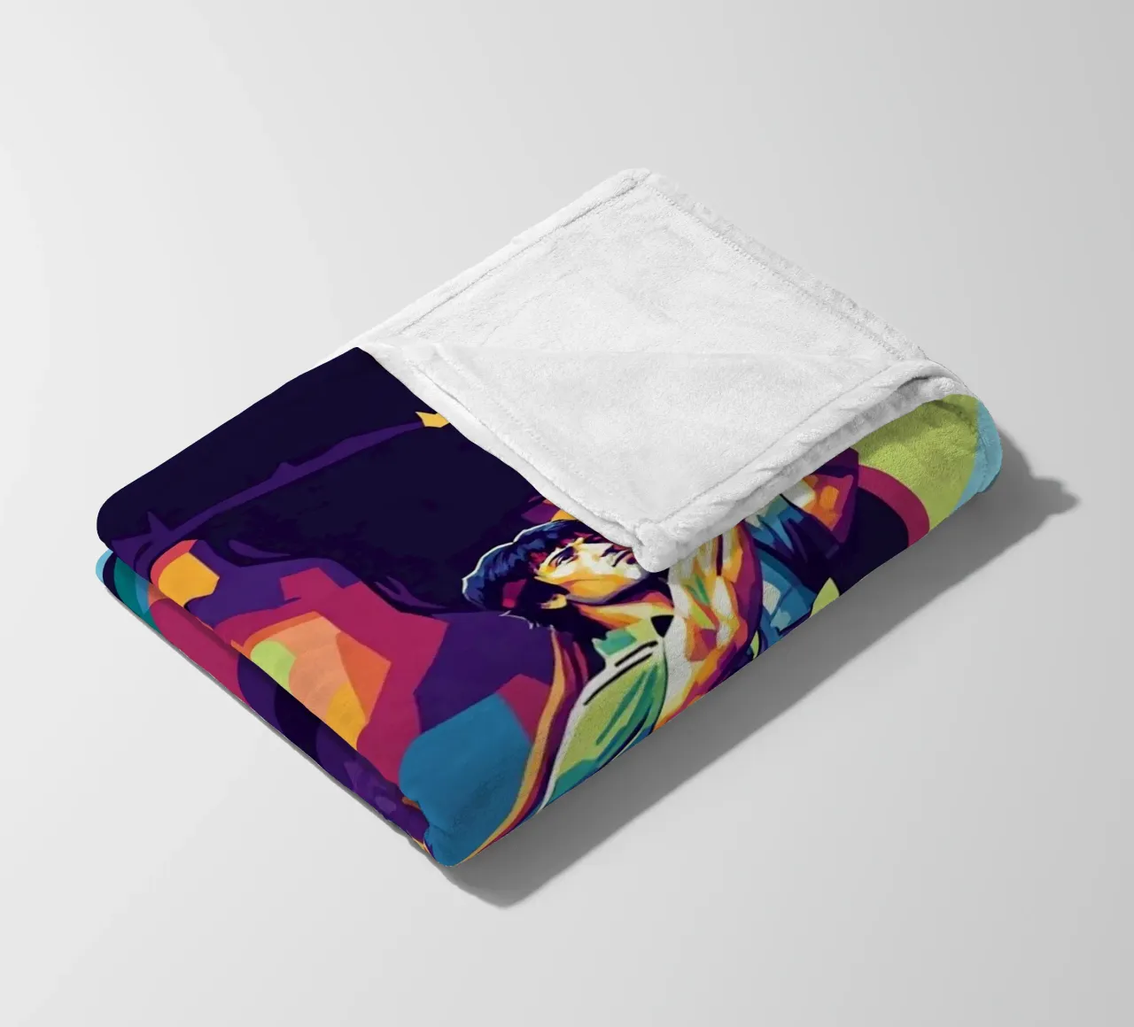 Sylvester Stallone - John Rambo art (1) coperta in pile da Hantamrata