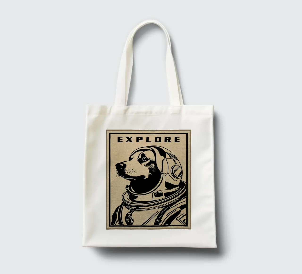 Esploratore Laika borsa in juta da GaryStudio
