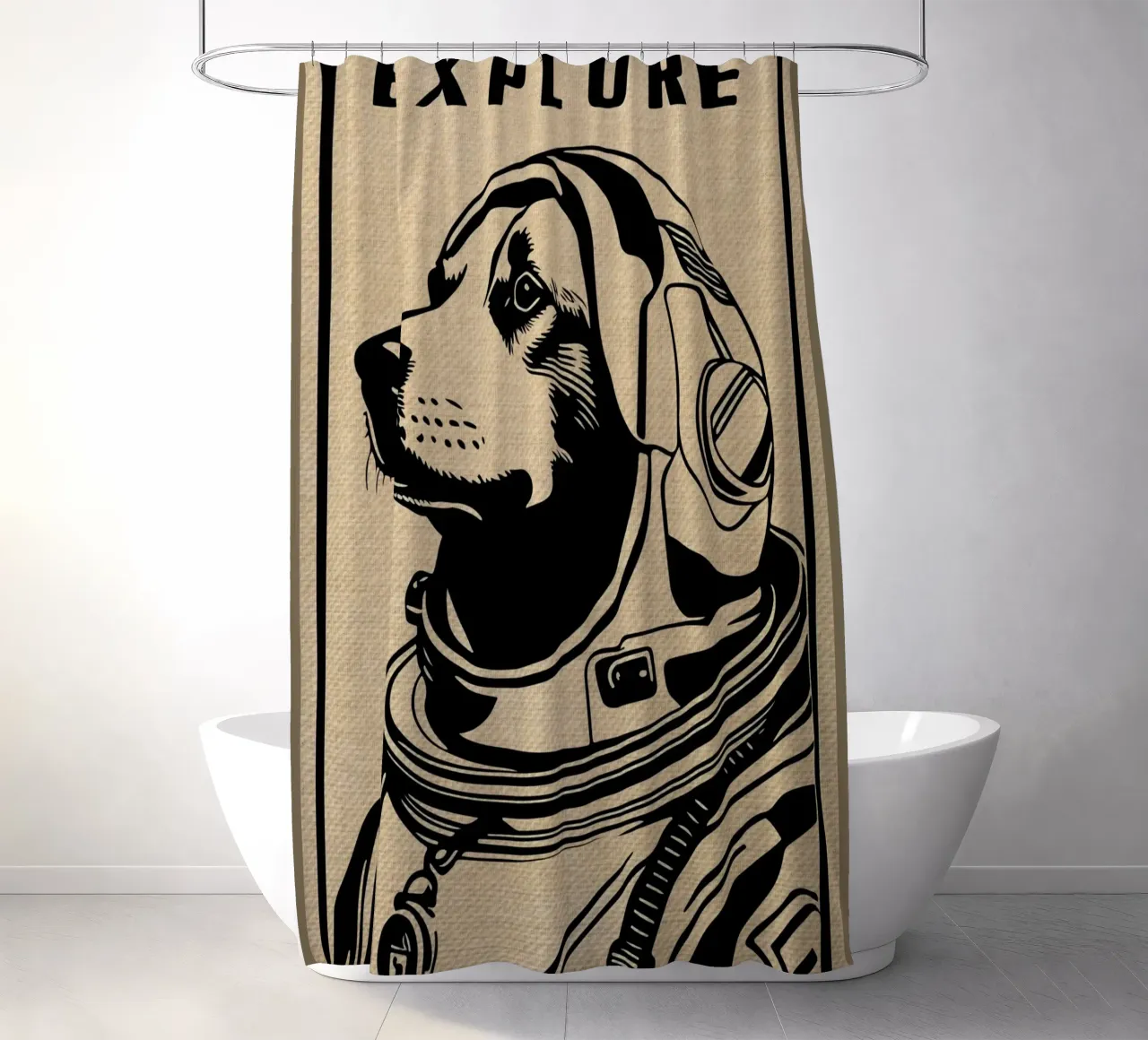 Esploratore Laika tenda da doccia da GaryStudio