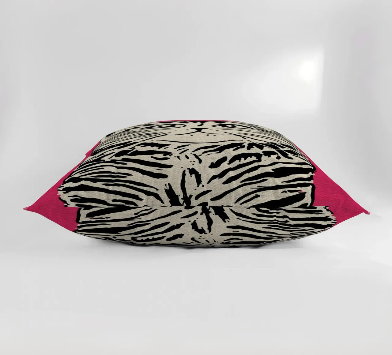 Divertente felino rosa cuscino da GaryStudio
