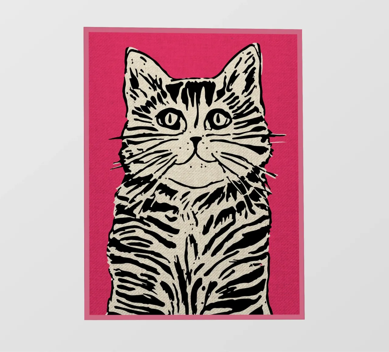Divertente felino rosa pellicola backlit da GaryStudio