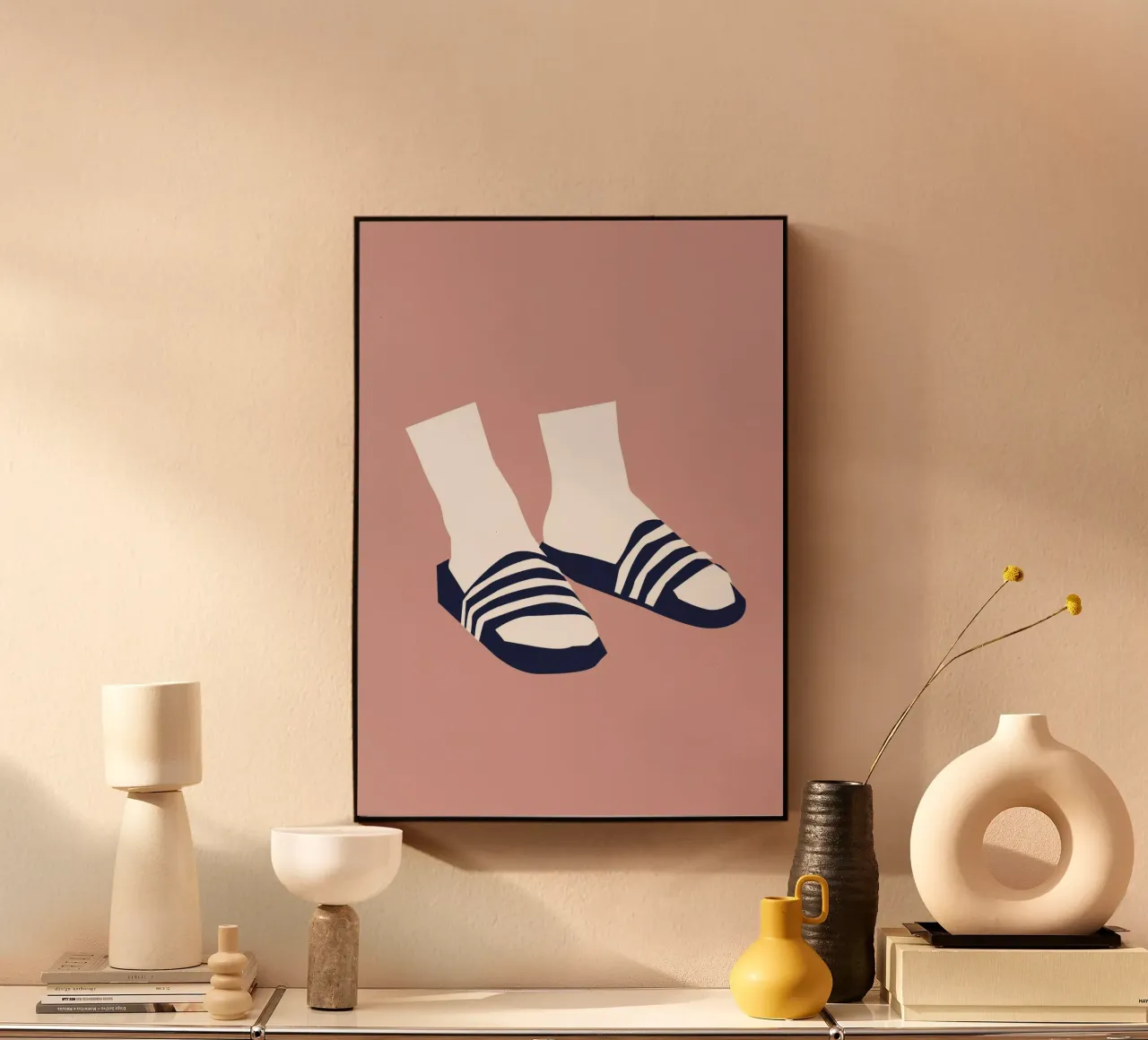 Adilette plexiglass da Helena Ravenne