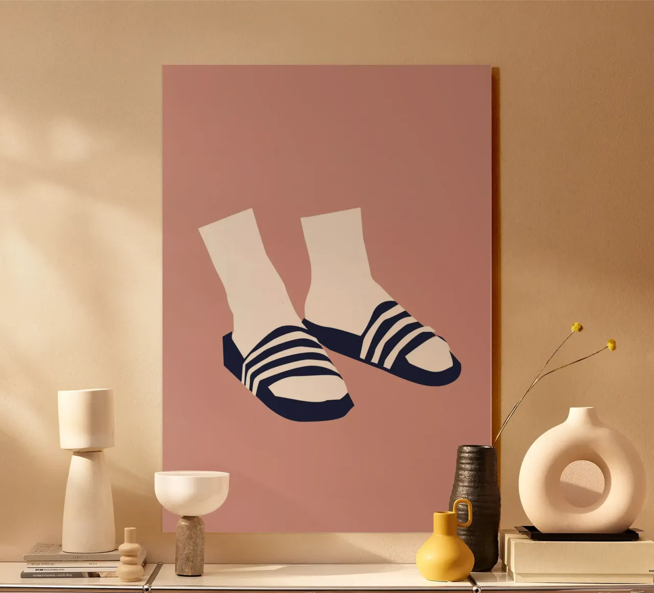 Adilette plexiglass da Helena Ravenne