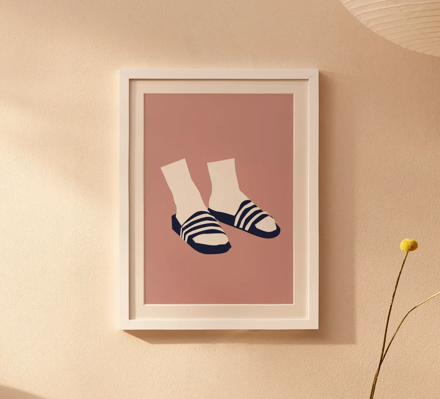 Adilette poster da Helena Ravenne
