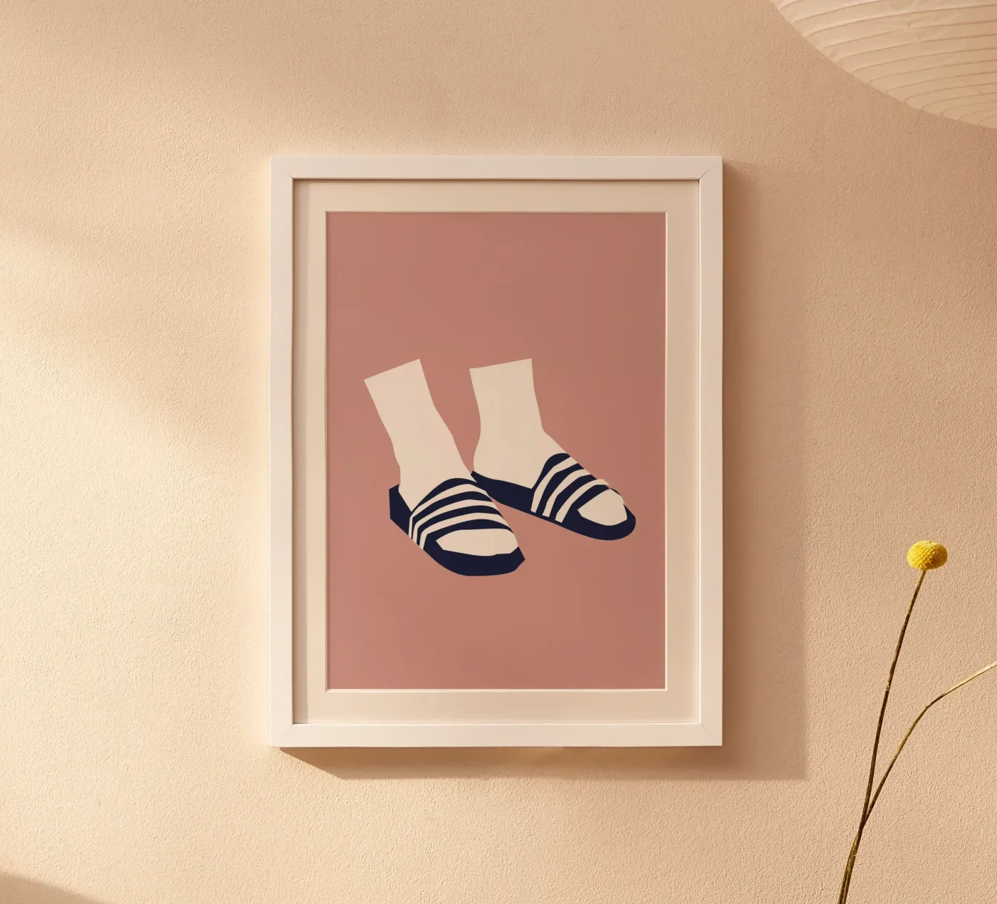 Adilette poster da Helena Ravenne