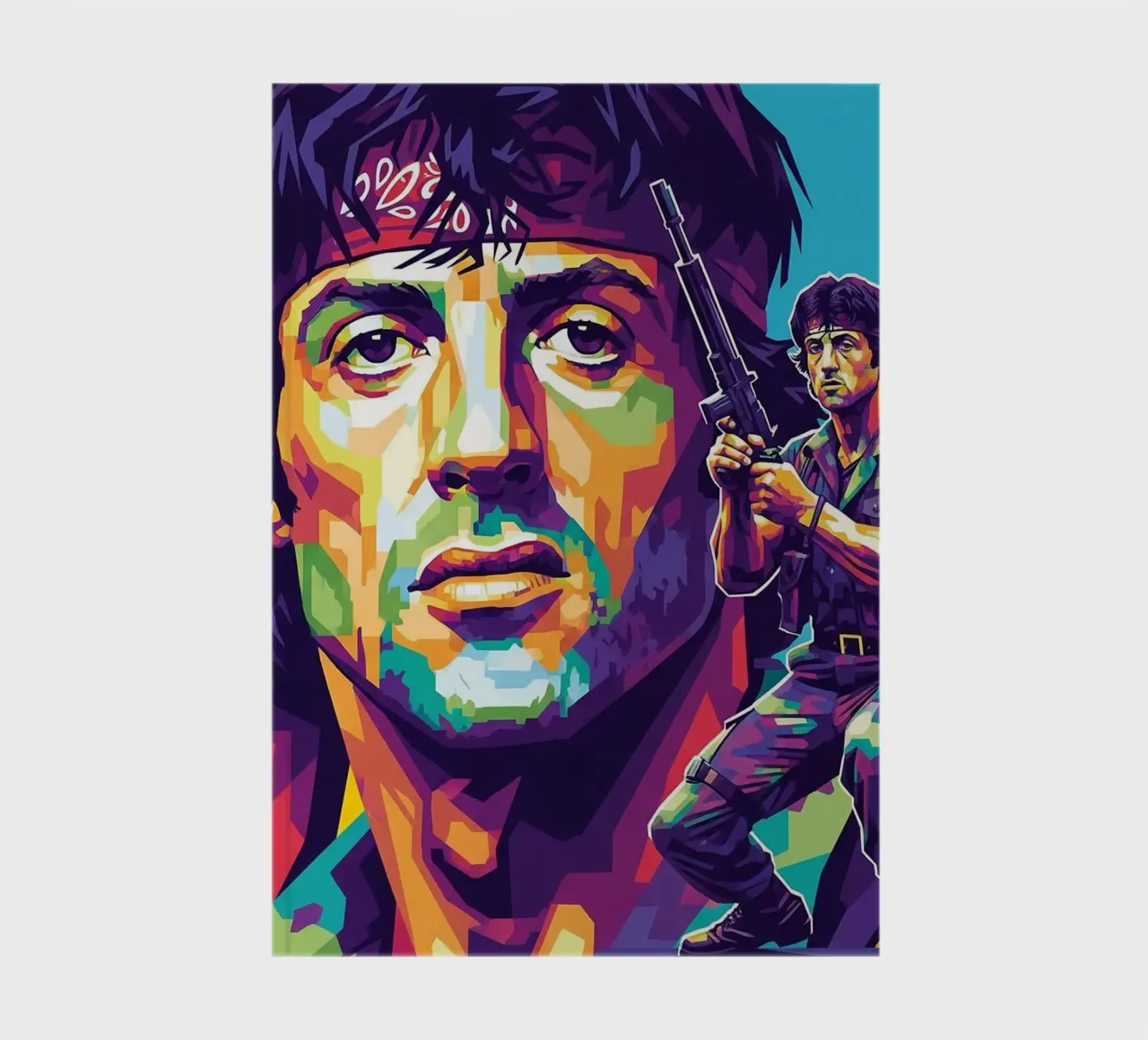 Sylvester Stallone - John Rambo art (2) diario da Hantamrata