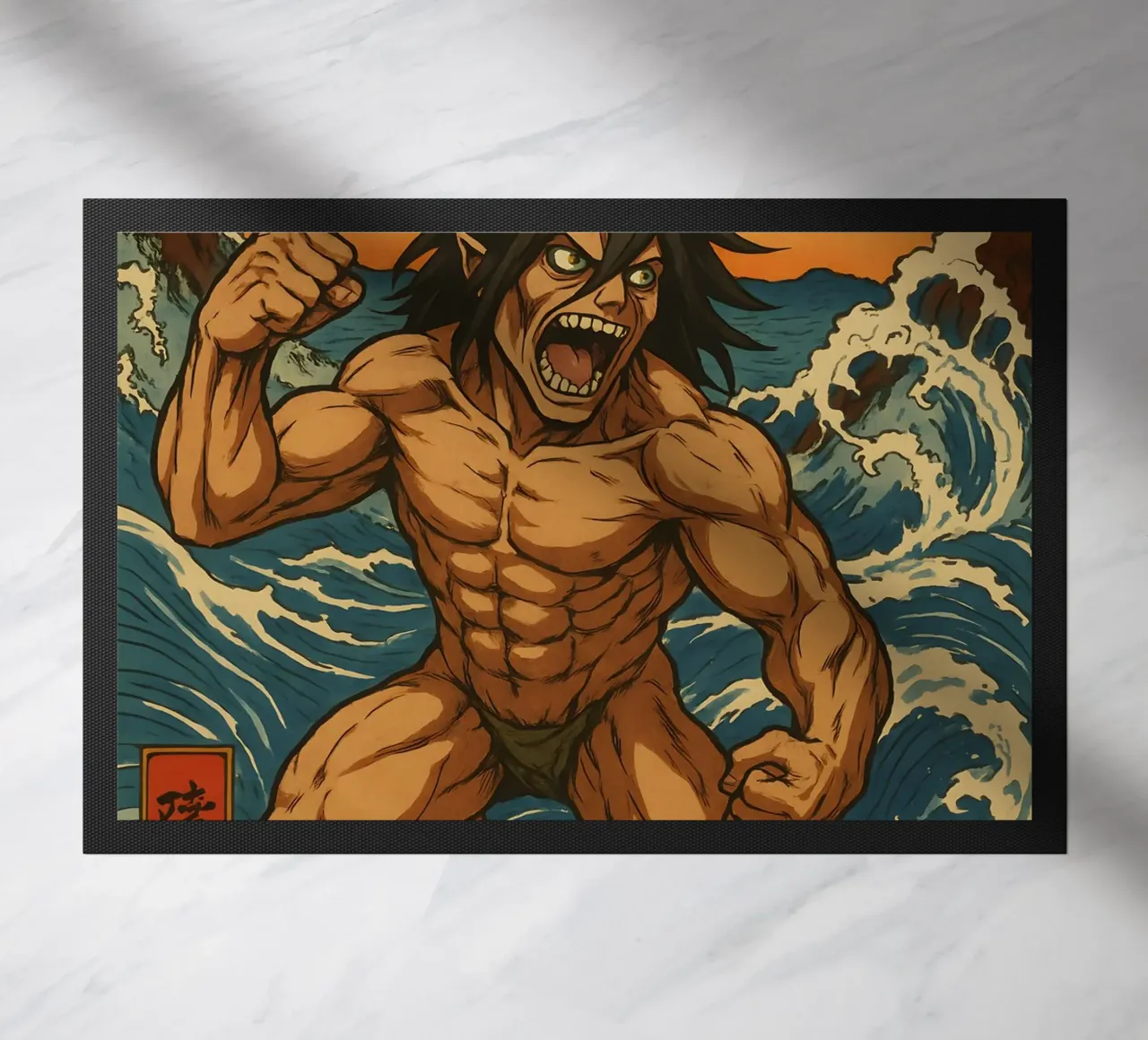 AOT Eren On Japan wave zerbino da KakiHanryJP