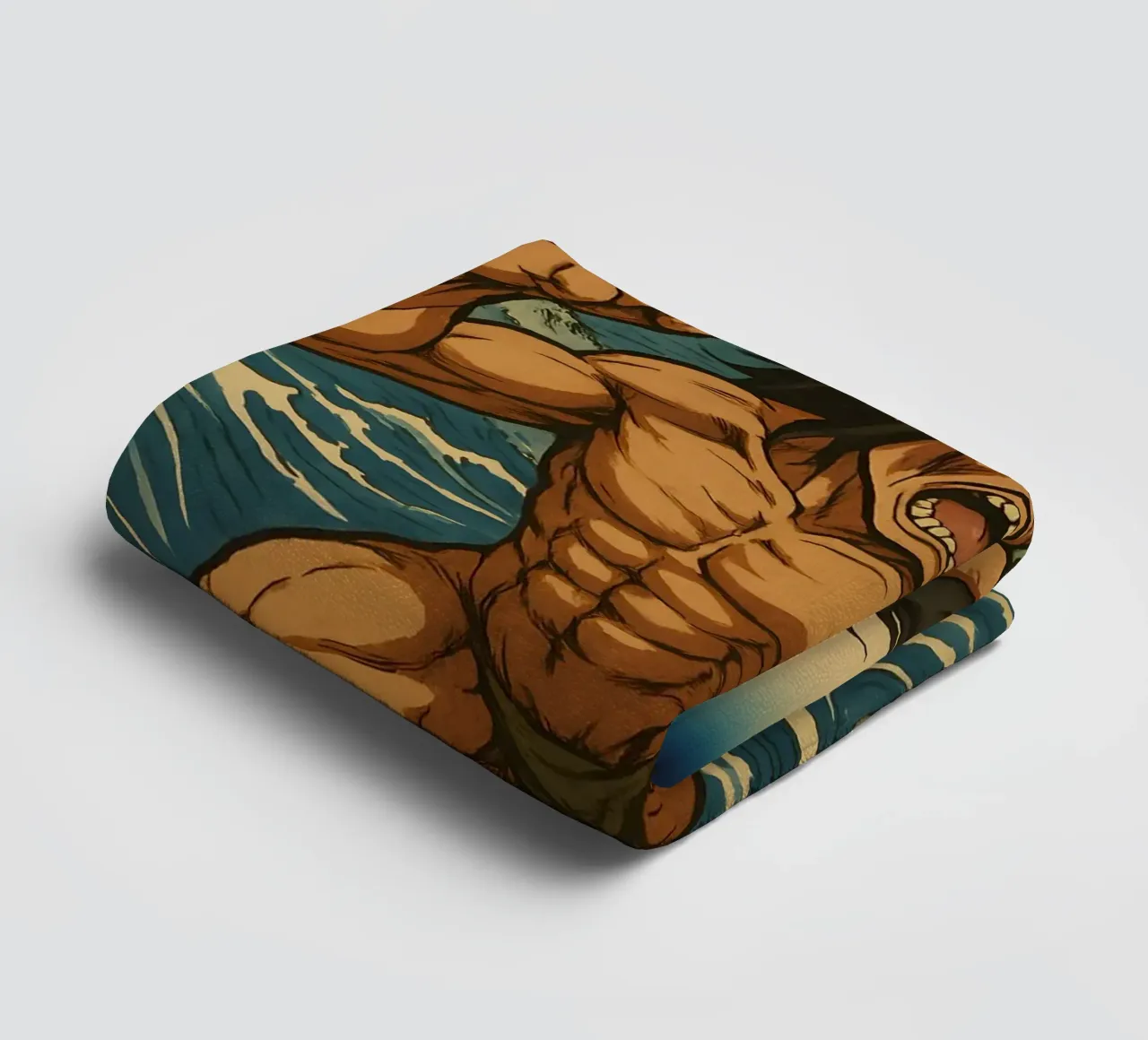 AOT Eren On Japan wave asciugamano da bagno da KakiHanryJP