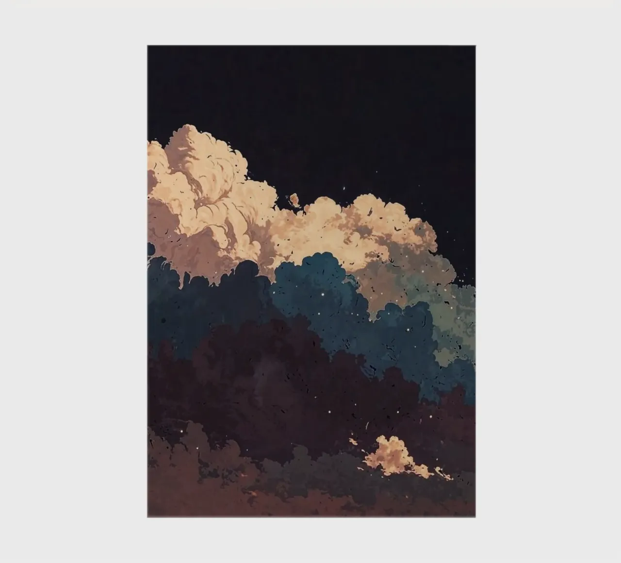 nature dusk cloudscape notebook by Histrol