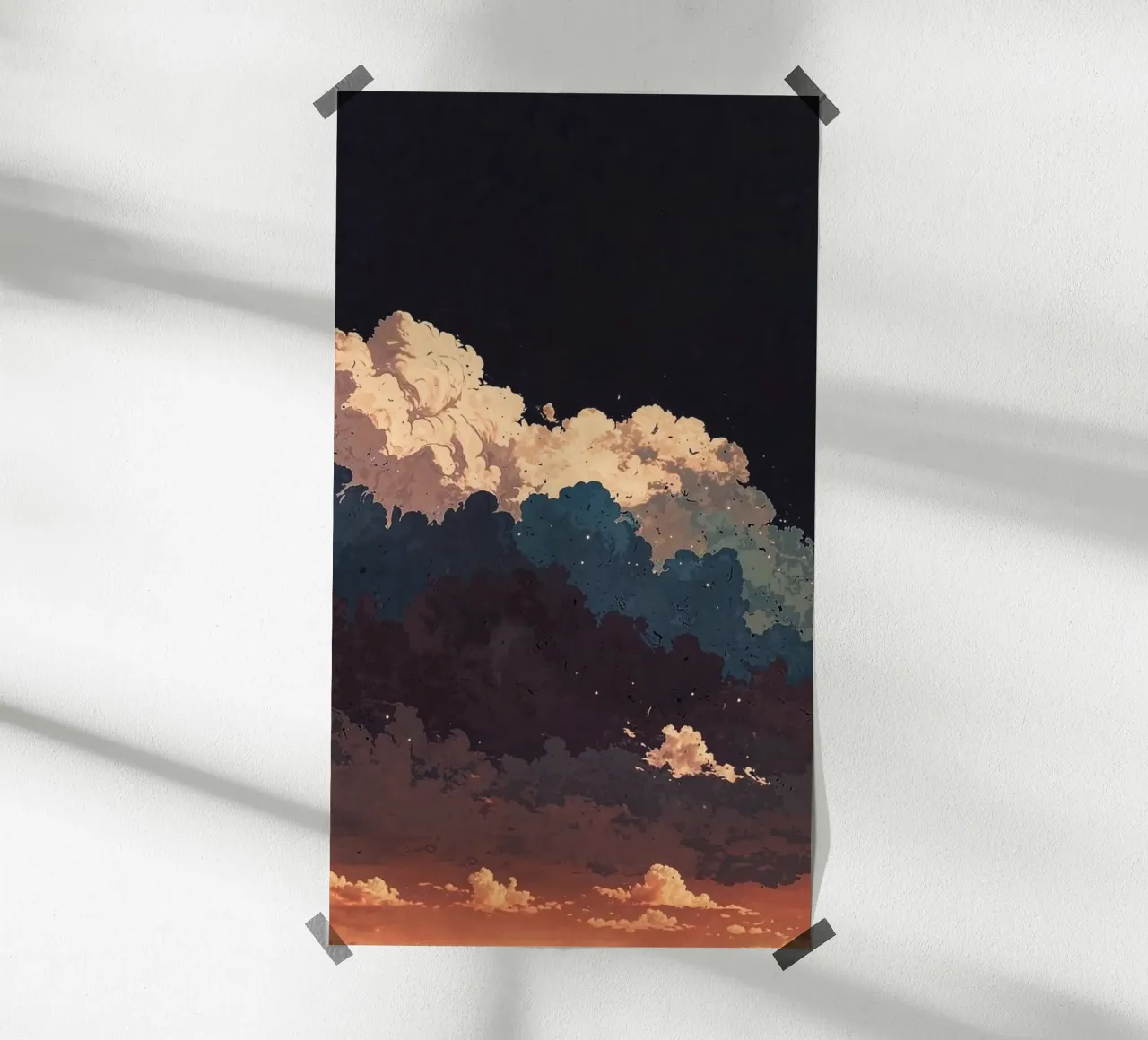 nature dusk cloudscape poster da Histrol