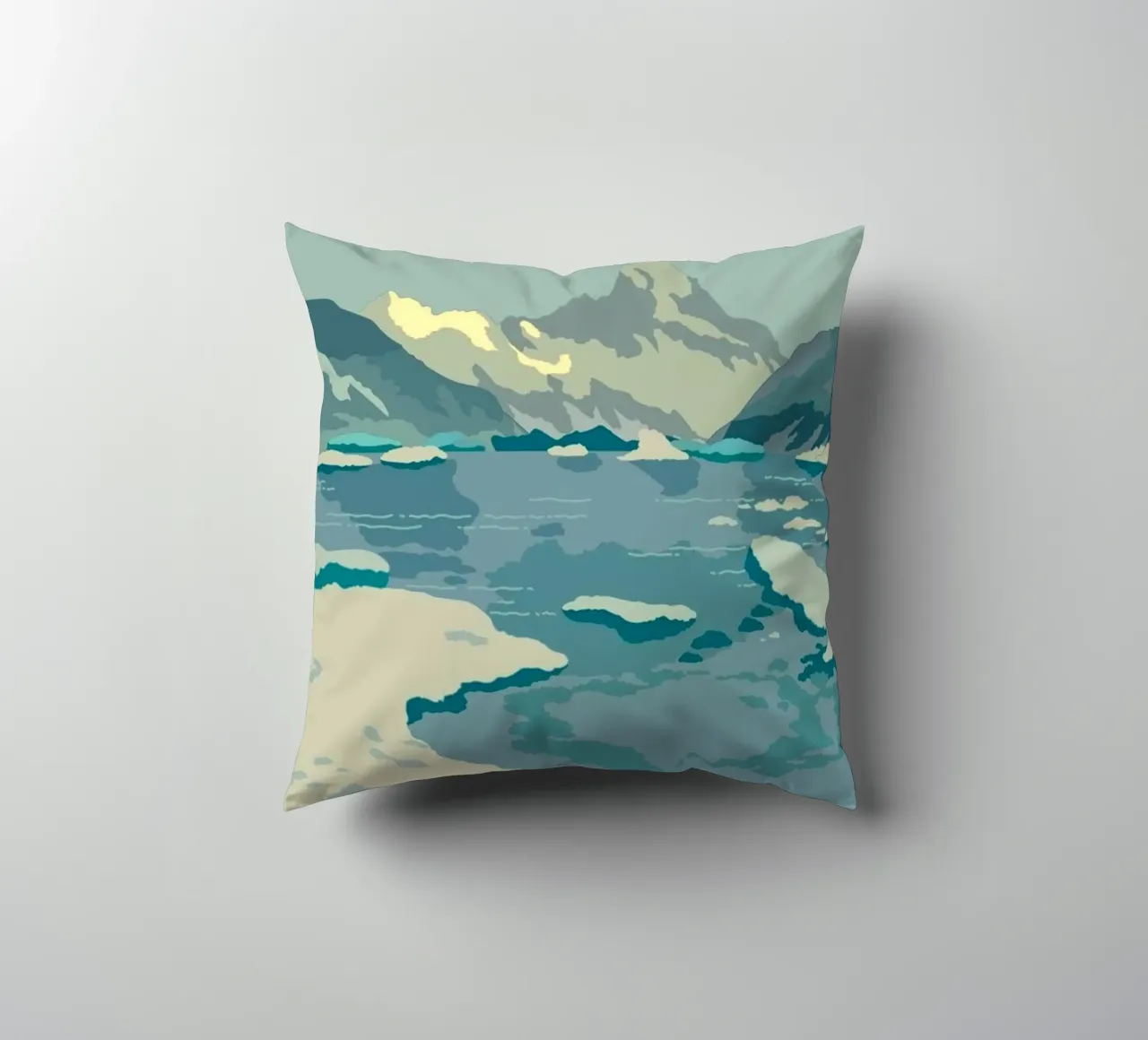 penguins icebergs cuscino da Histrol