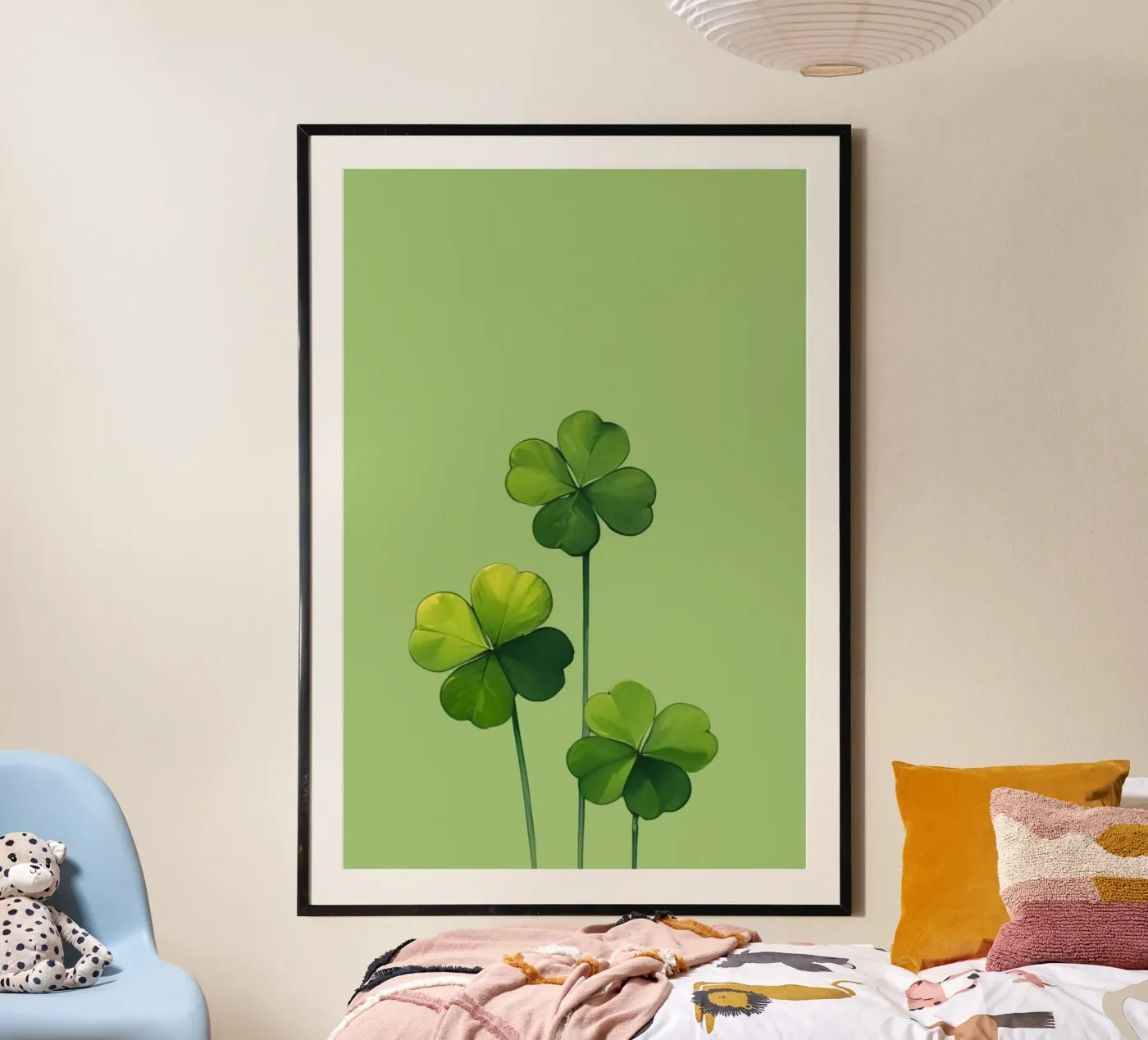 shamrock clover poster da prindy