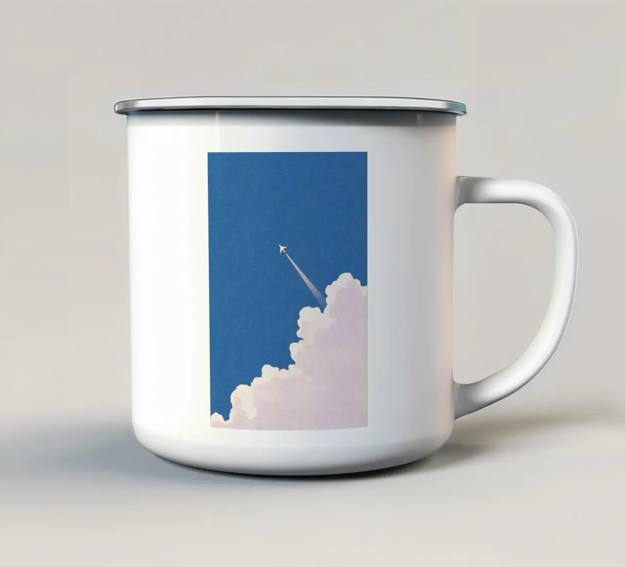 vapor trail tazza in smalto da Histrol