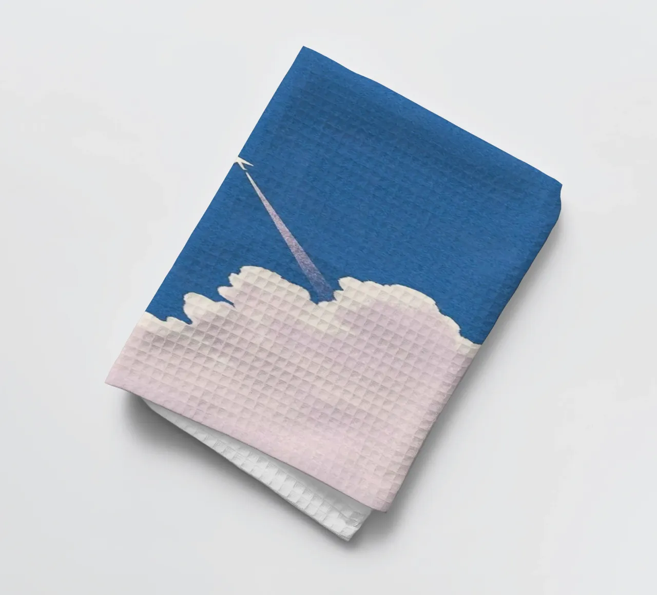 vapor trail tea towel by Histrol