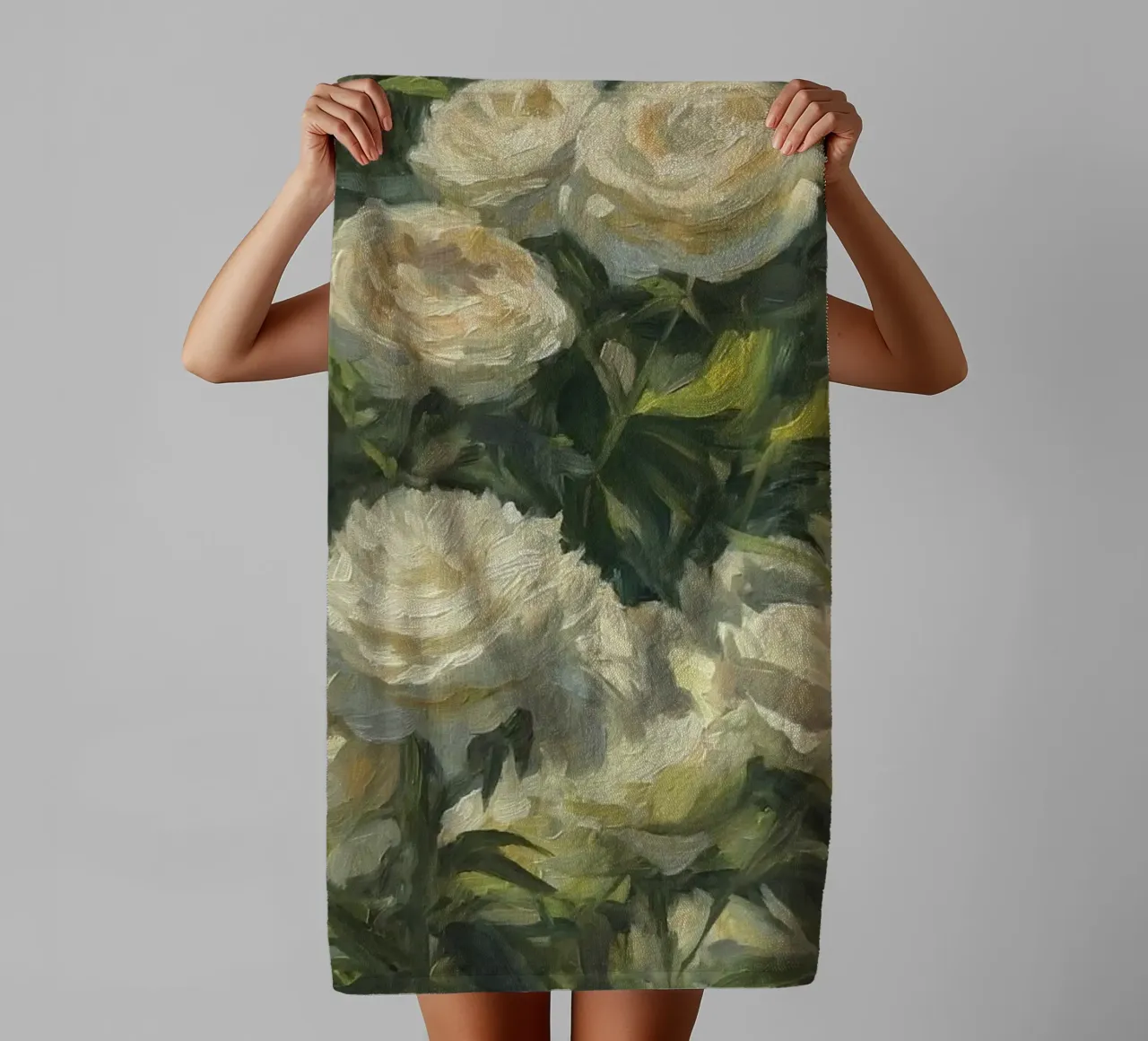bloom greenery asciugamano da bagno da prindy