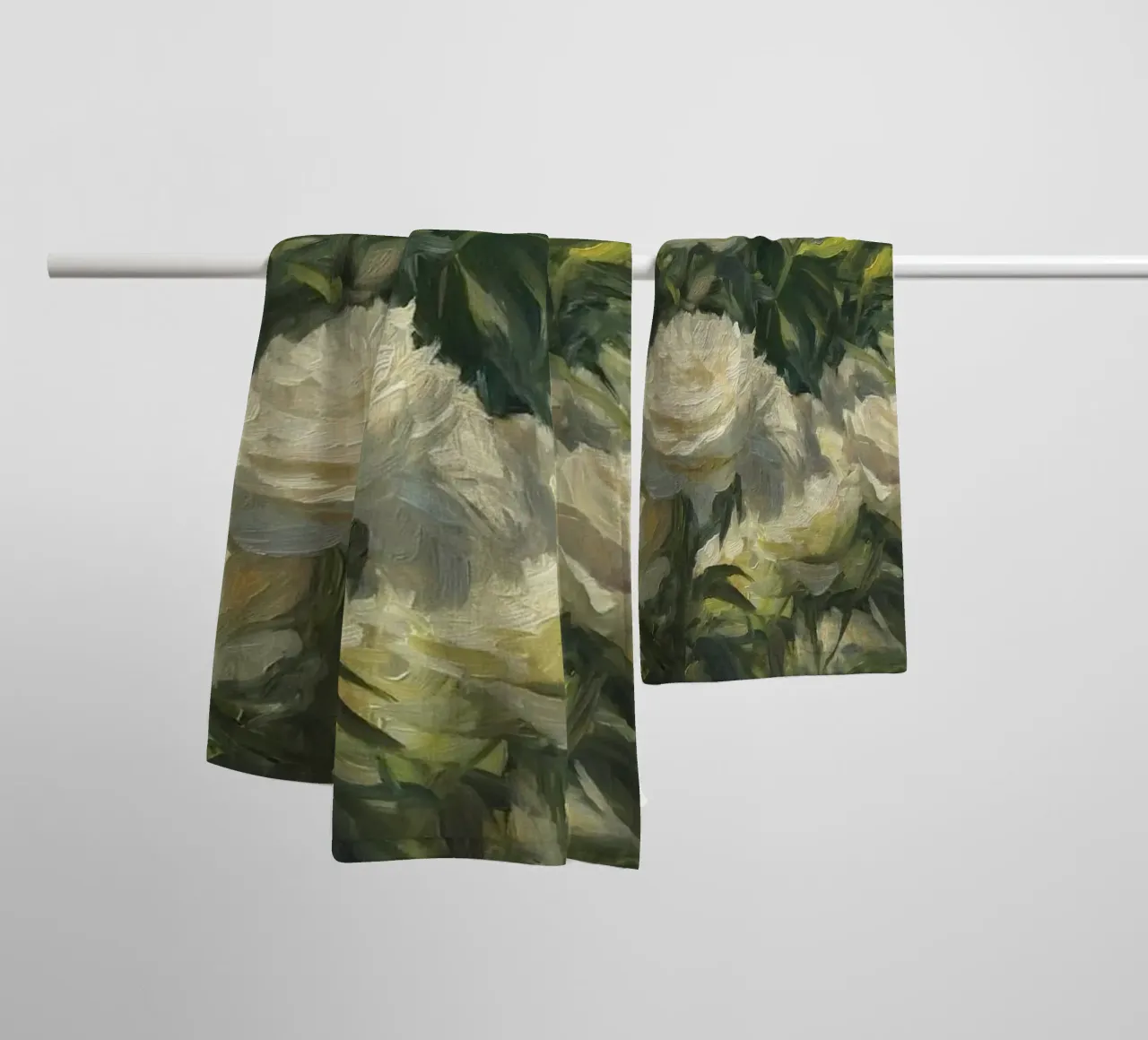 bloom greenery asciugamano da bagno da prindy