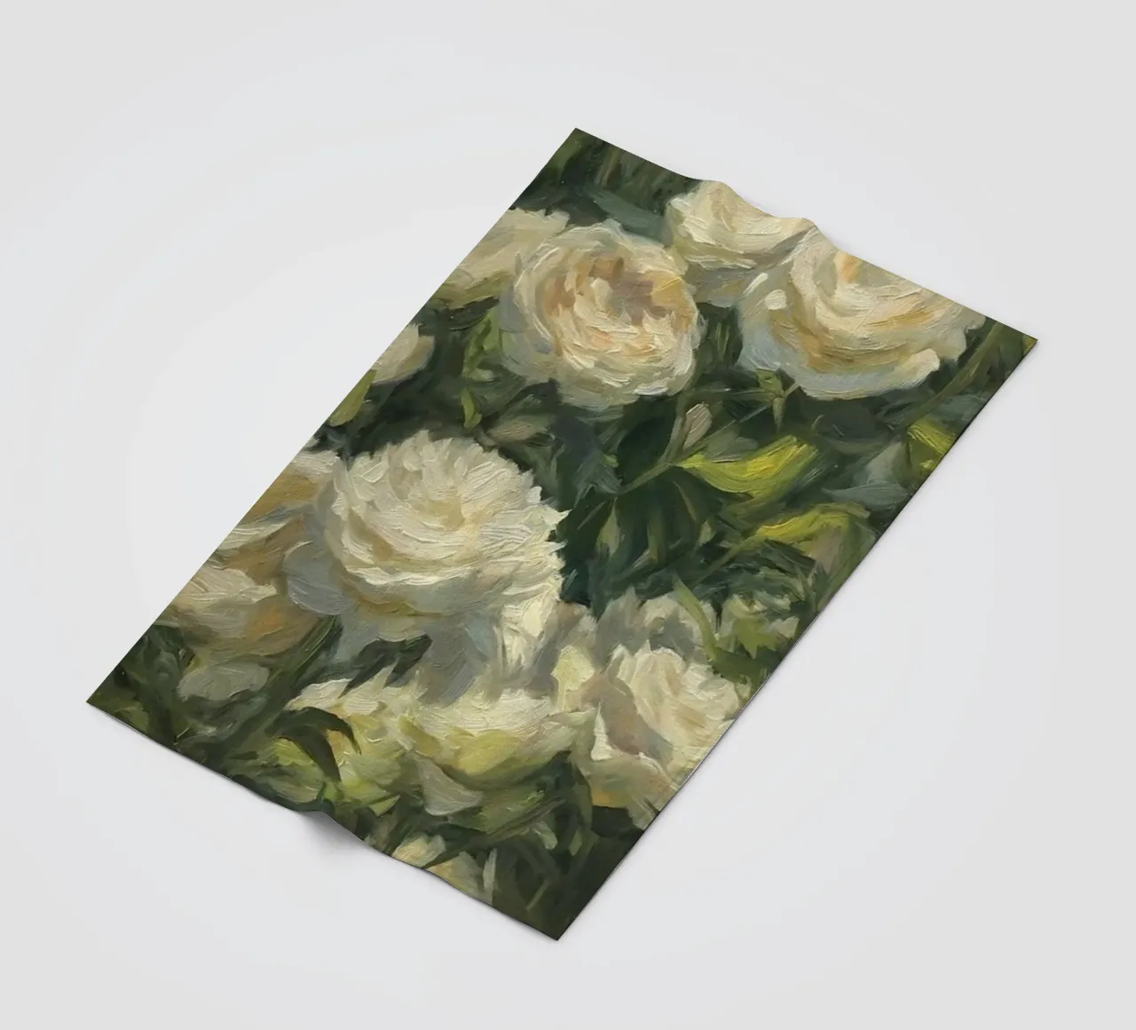 bloom greenery coperta in pile da prindy