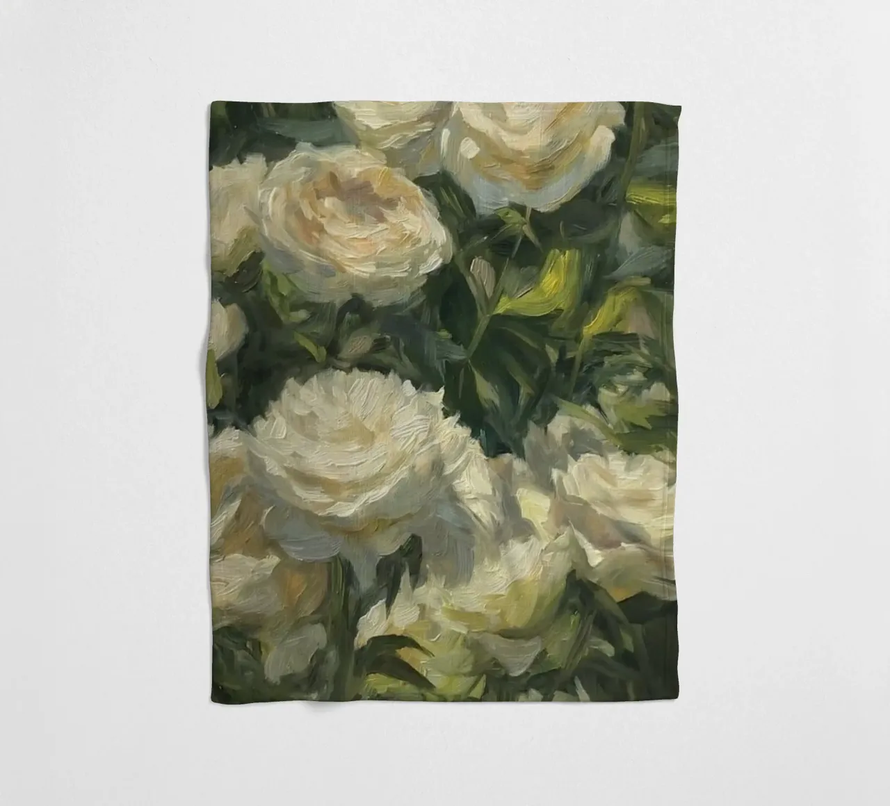 bloom greenery coperta in pile da prindy