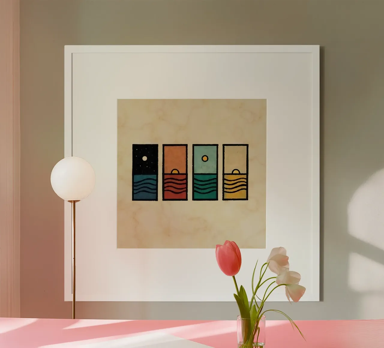 horizon rectangles poster da prindy