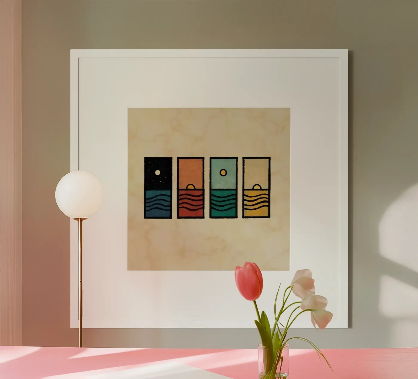 horizon rectangles poster da prindy