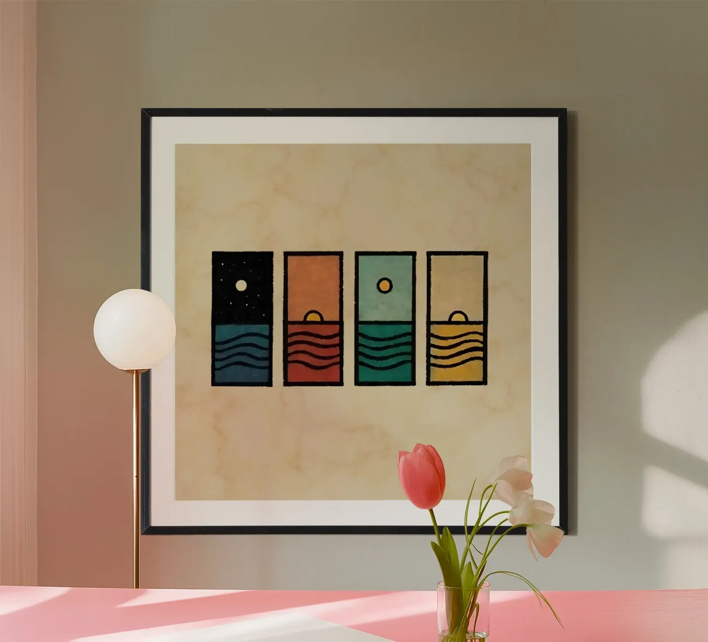 horizon rectangles poster da prindy