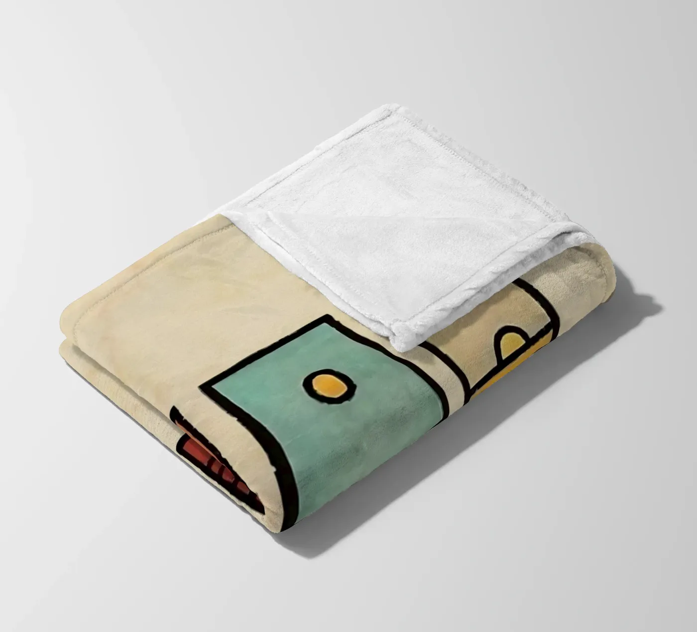 horizon rectangles fleecedeken van prindy