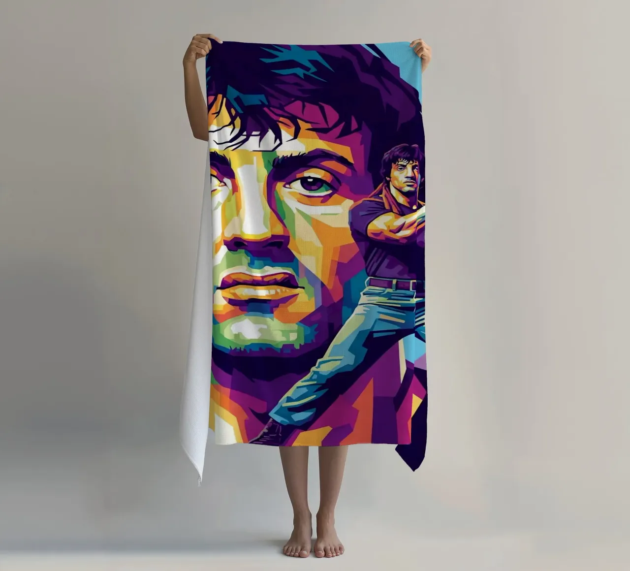 Sylvester Stallone - John Rambo art (4) telo mare da Hantamrata