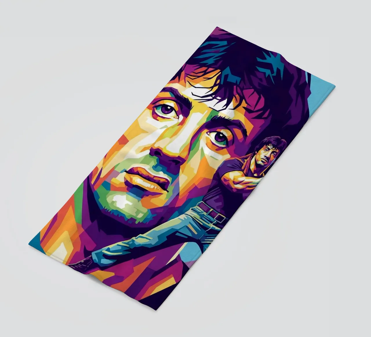 Sylvester Stallone - John Rambo art (4) telo mare da Hantamrata