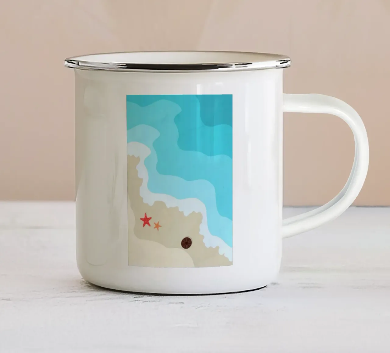 sunshine seashore tazza in smalto da twillight