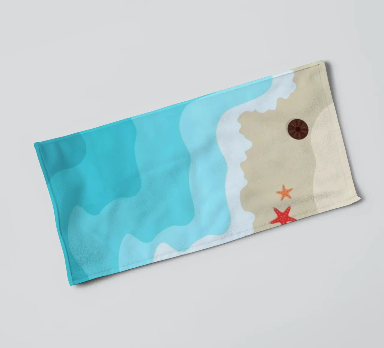 sunshine seashore asciugamano da bagno da twillight