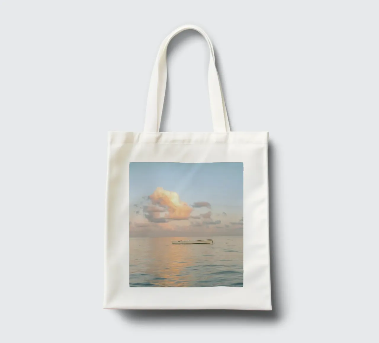 pastel colors ocean tote bag by twillight