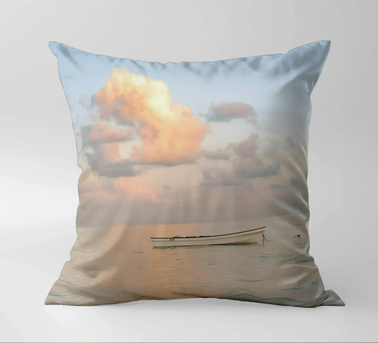 pastel colors ocean cuscino da twillight