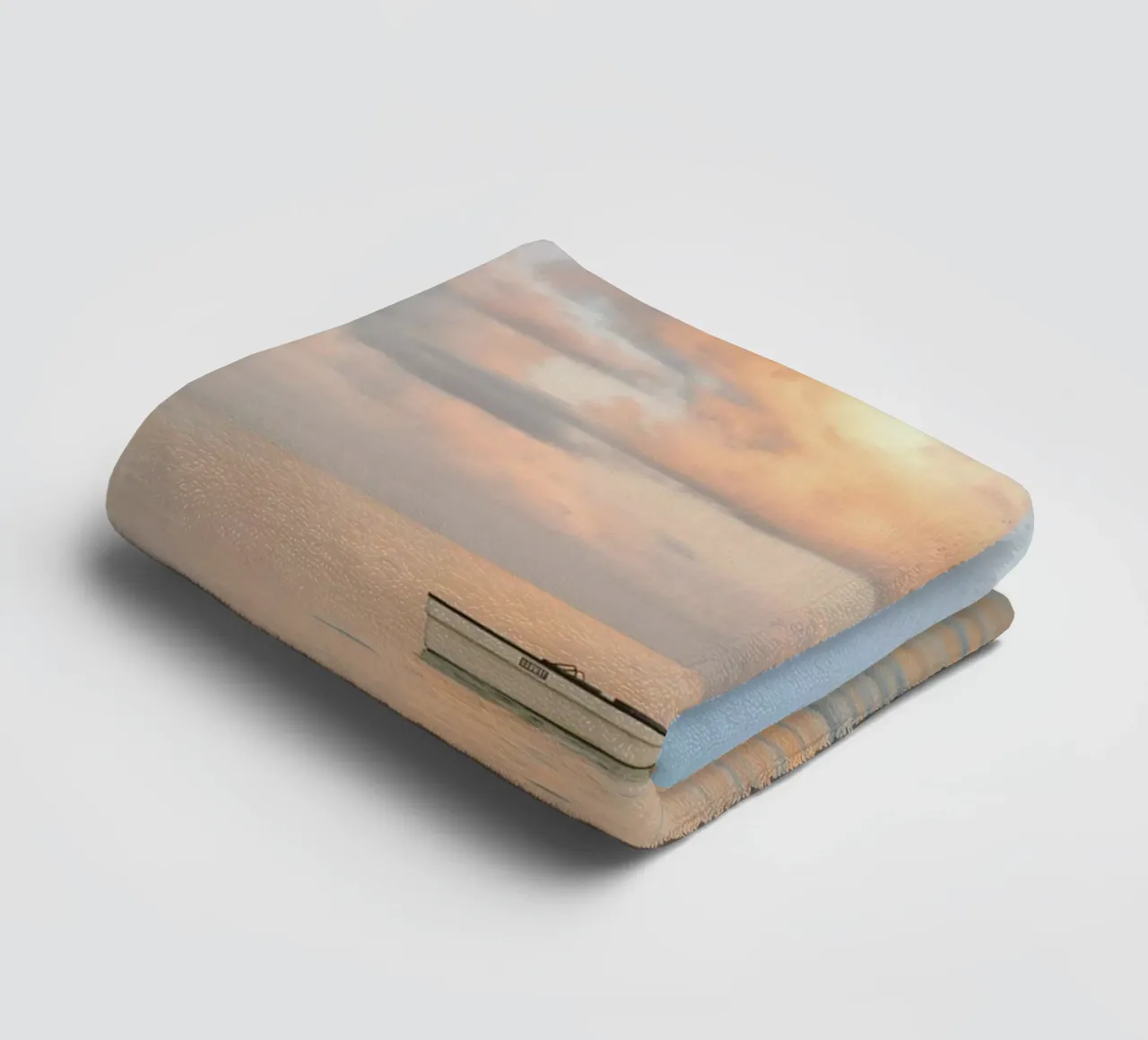 pastel colors ocean asciugamano da bagno da twillight