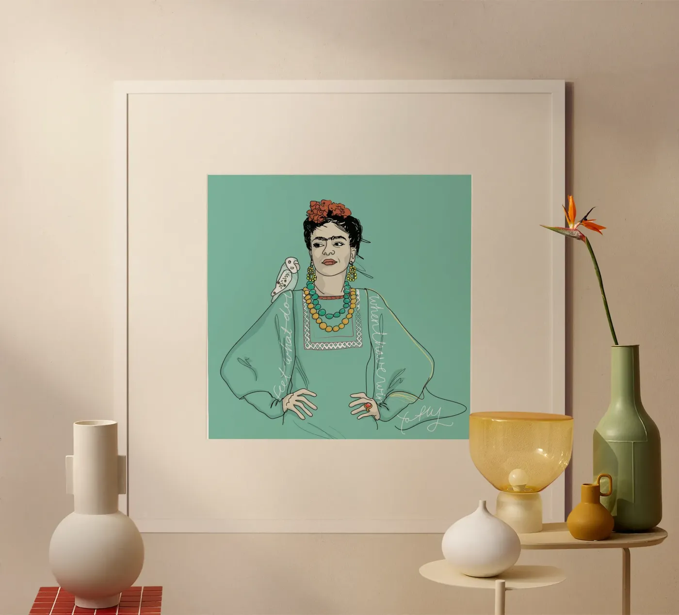 Frida Kahlo poster da Christina Heitmann