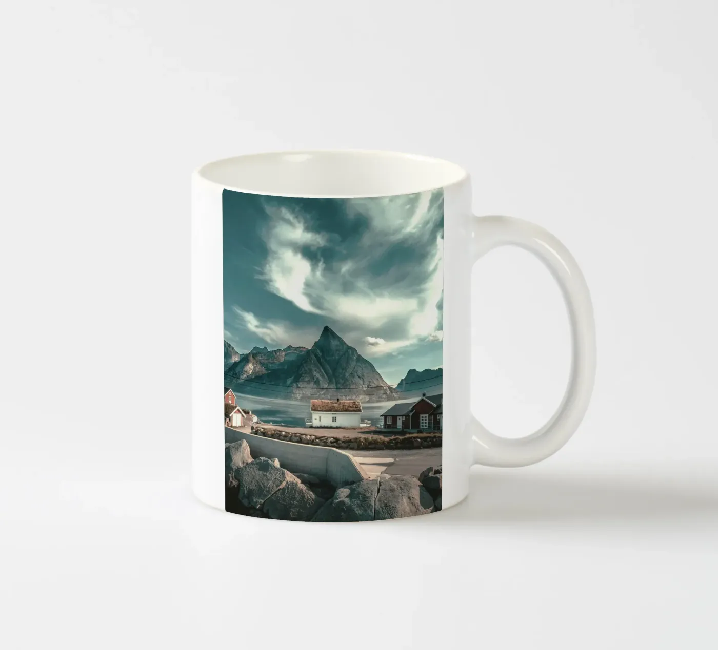 cabin rustic ceramic mug by twillight