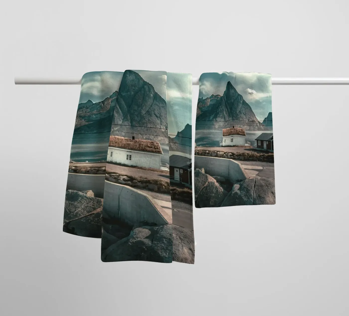 cabin rustic towel by twillight